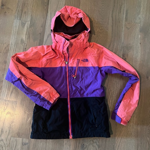 Women’s The North Face Pink and Purple ski snow Outdoor Jacket sz XS - Picture 1 of 5